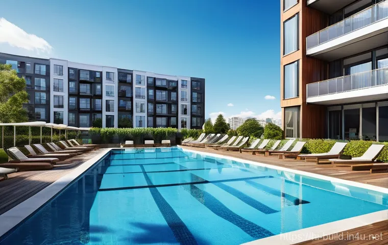 관리비 부과 기준 - **Prompt:** A bustling yet organized scene inside a modern residential society, highlighting the ded... 관리비 부과 기준 - **Prompt:** A bustling yet organized scene inside a modern residential society, highlighting the ded...