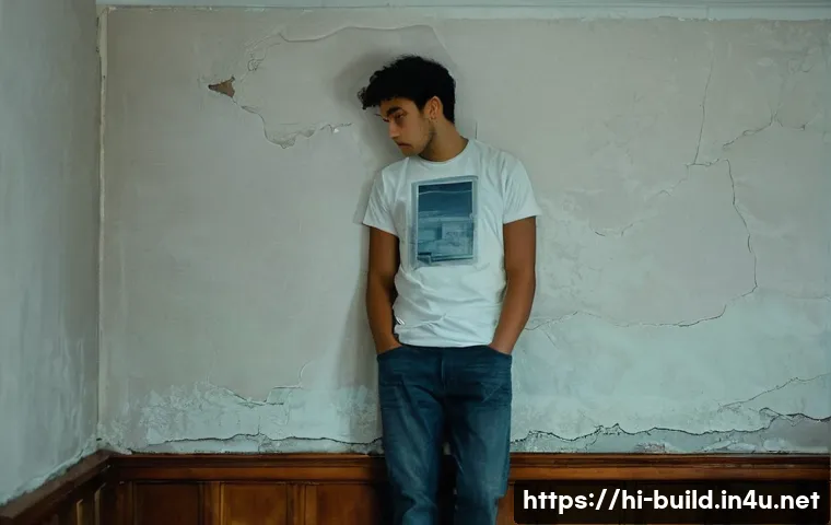 노후 건물 안전진단 - **Prompt:** An intimately framed indoor scene inside a slightly aged residential apartment. Focus on...