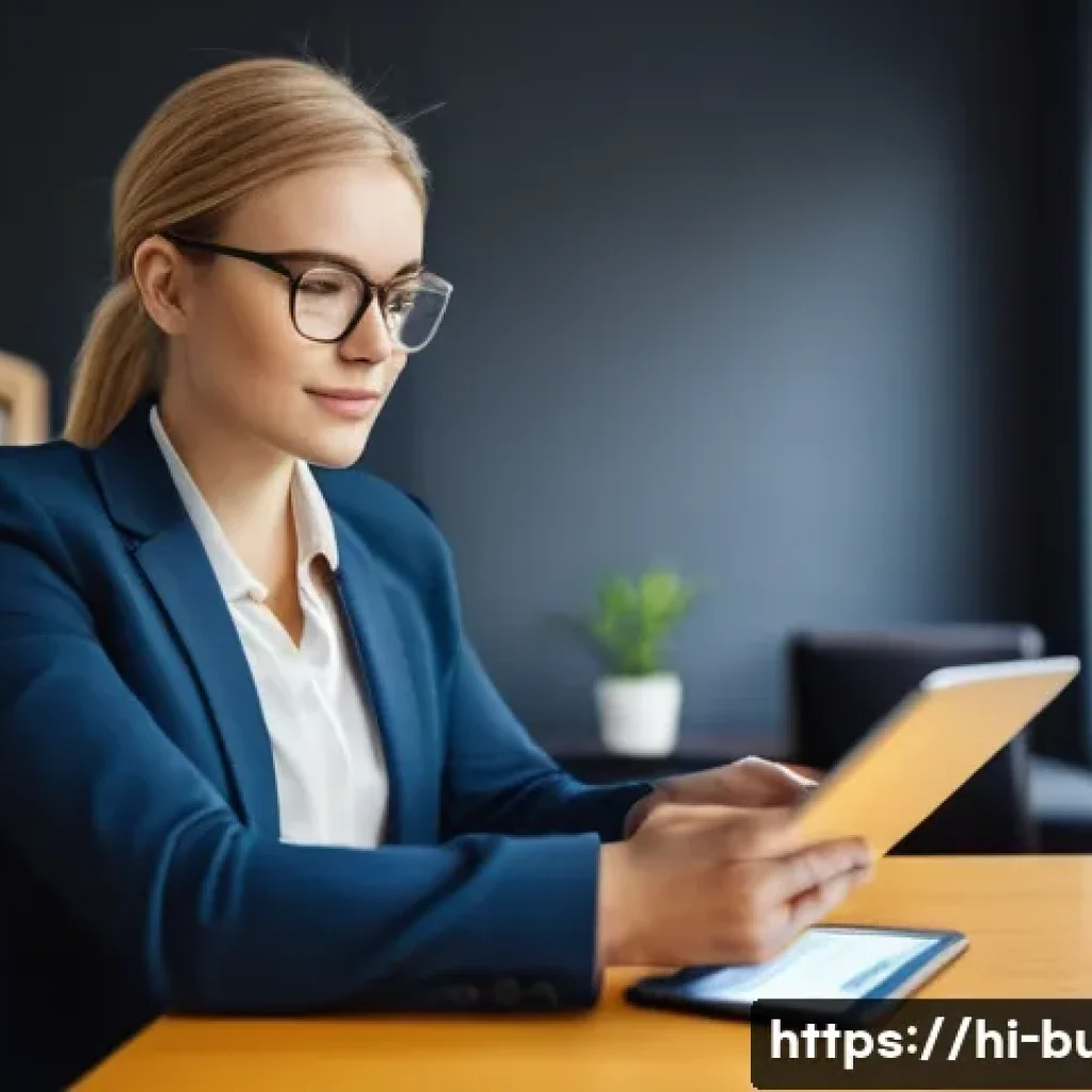 관리비 회계 처리 - **Prompt:** A young, diverse professional in their late 20s to early 30s, dressed in smart casual bu...